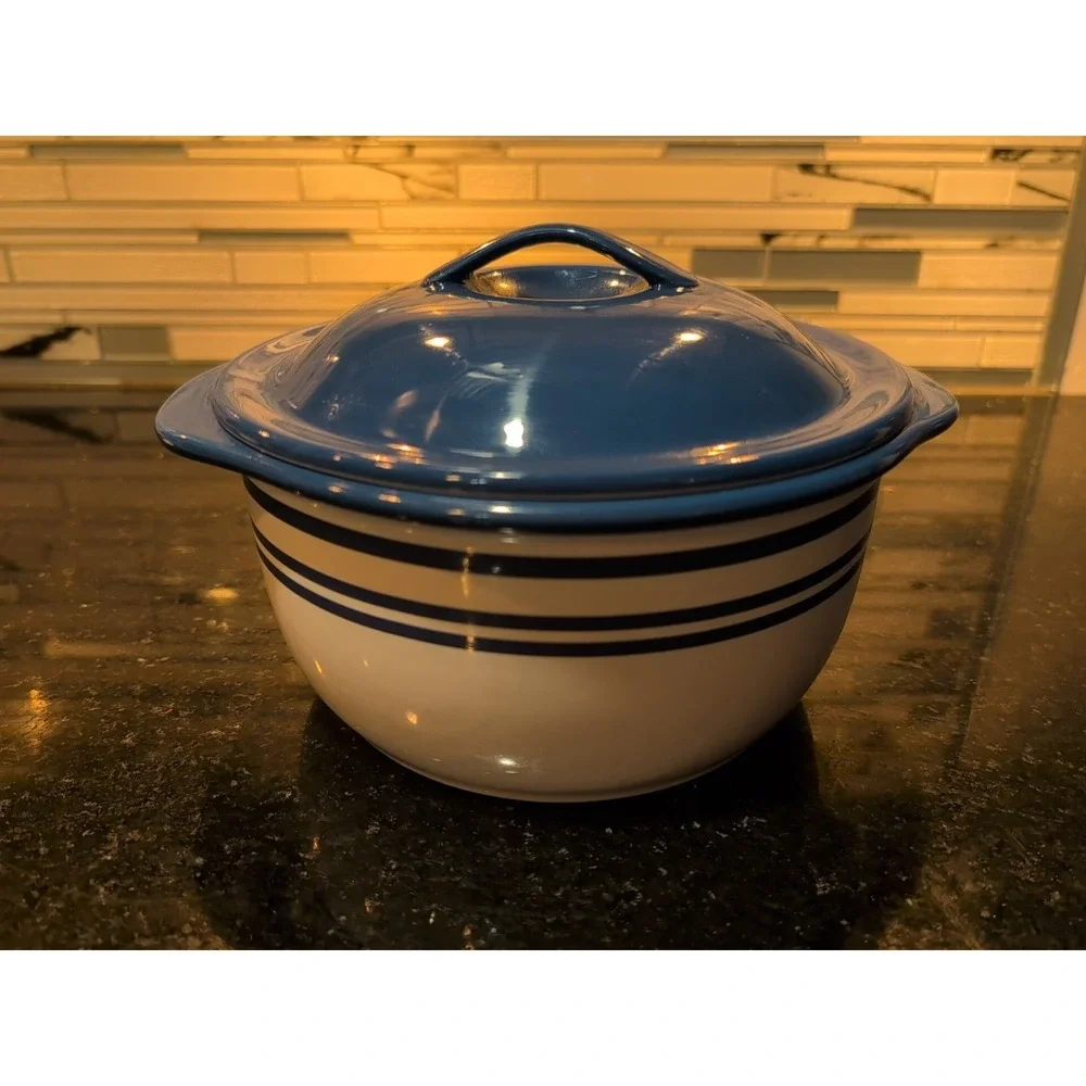 Corelle Coordinates Classic Cafe Blue 1.5qt‎ Covered Casserole Baking Dish LID